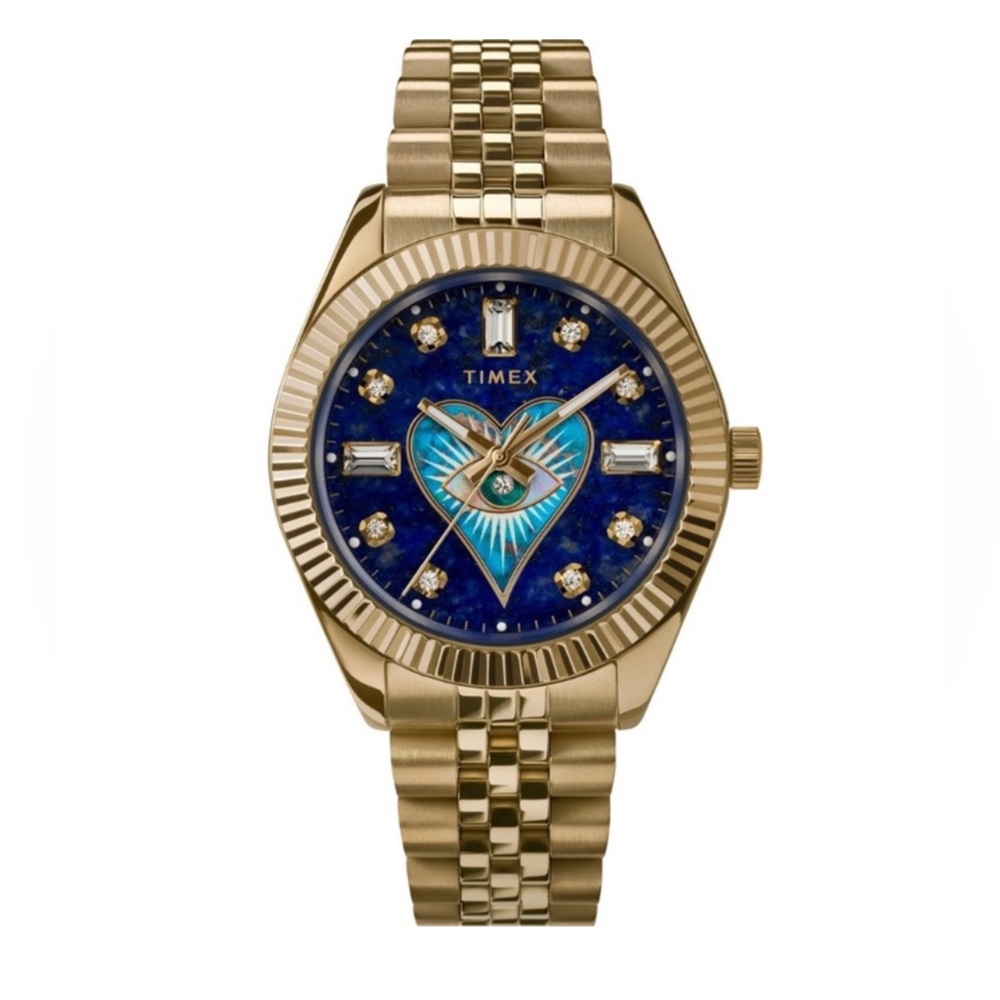 JACQUIE AICHE TIMEX Watch special edition Blue Heart Evil Eye